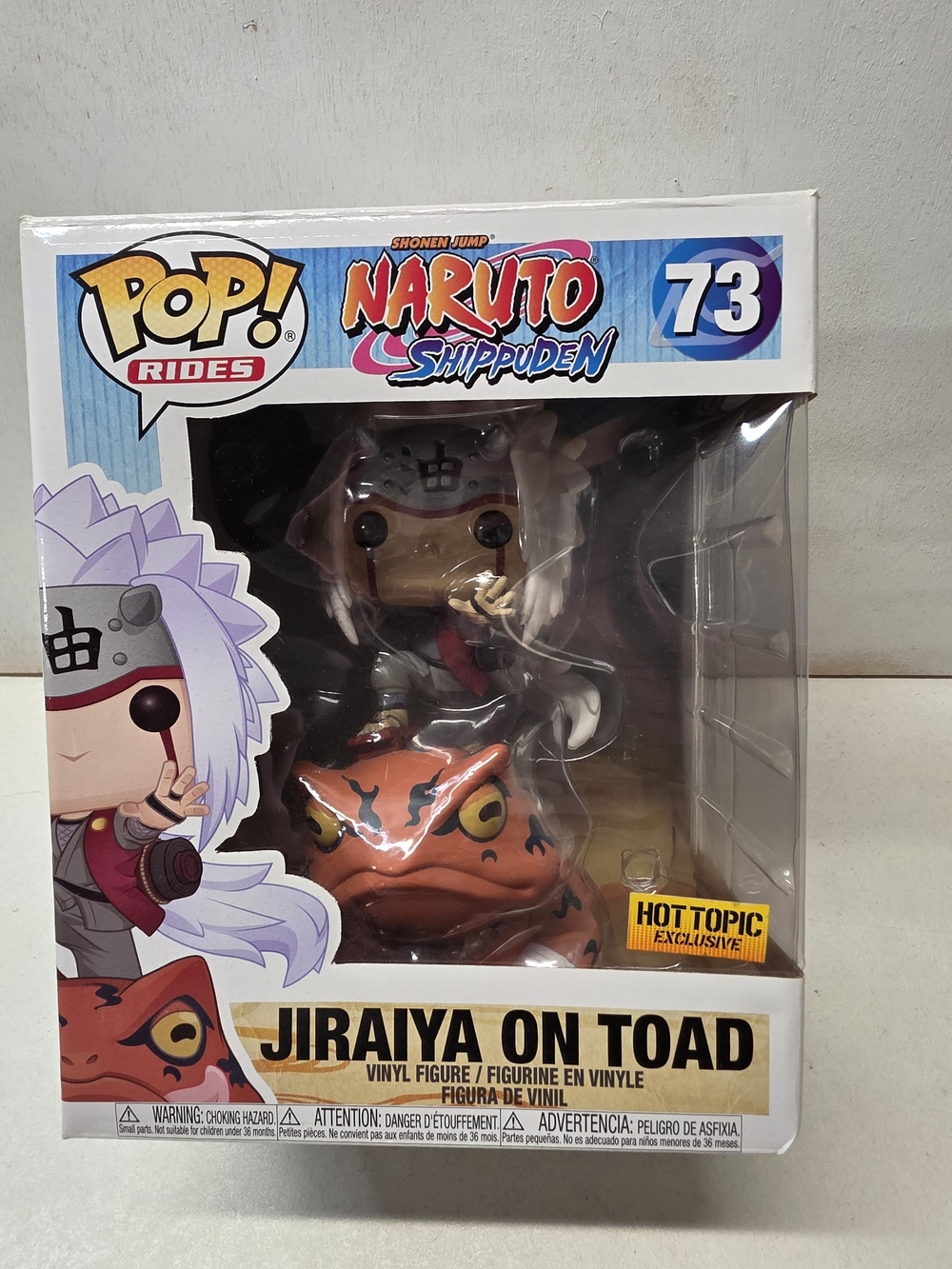 Funko Pop! Rides Naruto Shippuden Jiraiya on Toad #73 Hot Topic Exclus